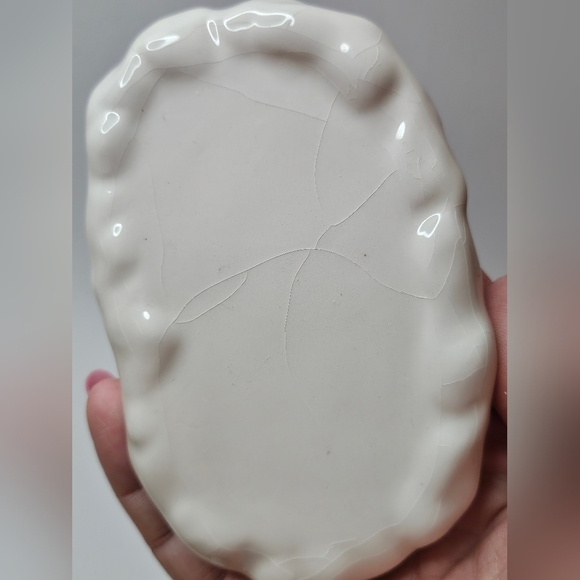 Polar Bear Salt And Pepper Shakers On Ice Shelf With Red Scarves Some Crazing - Picture 8 of 10